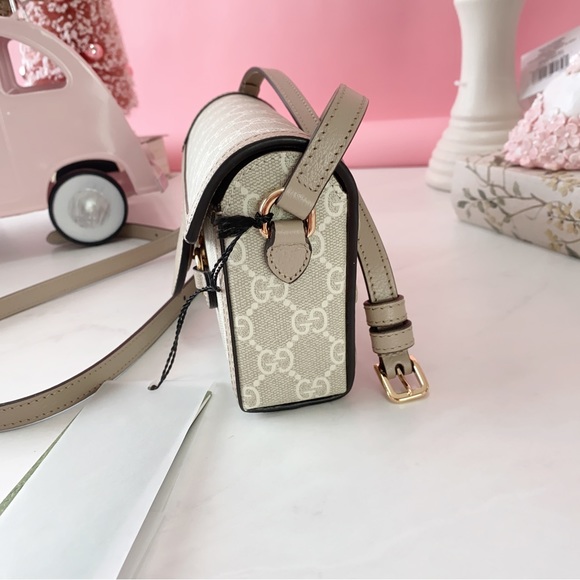 👜 GUCCI 🌺 Horsebit 1955 mini bag - Picture 3 of 16